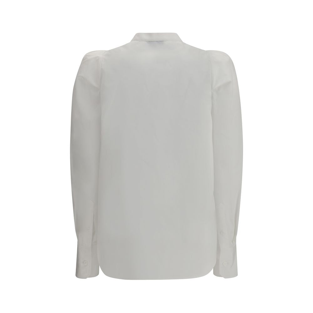 White Cotton Dress Shirt - ventzia