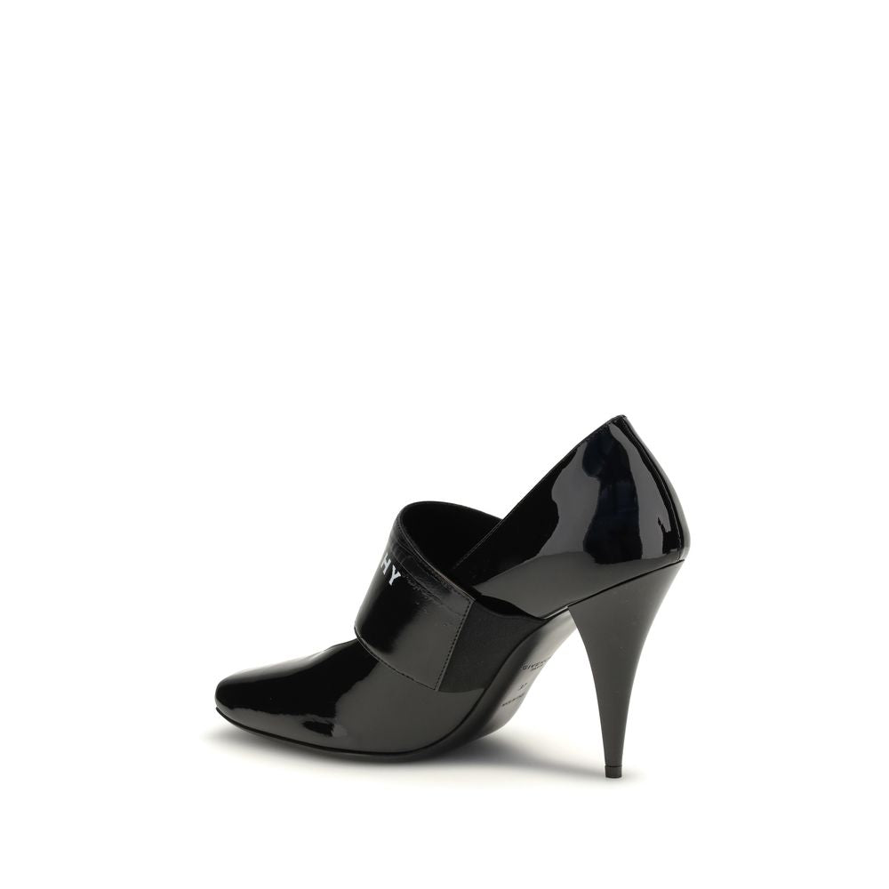 Black Calf Leather Bos Taurus High Heel Pumps - ventzia
