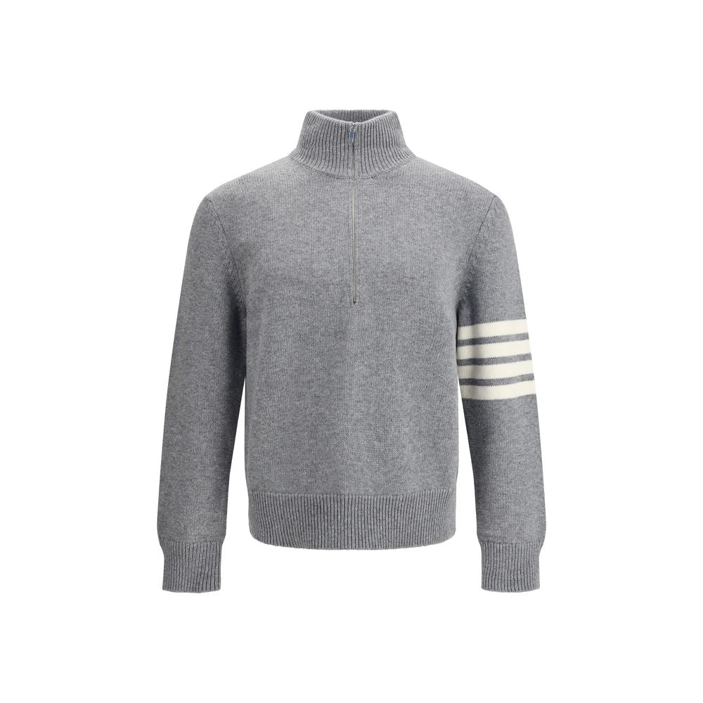 Gray Fleece Wool Sweatshirt - ventzia