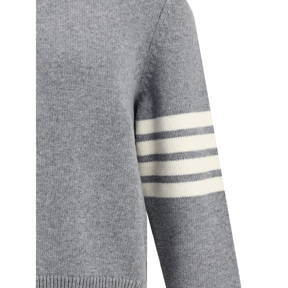 Gray Fleece Wool Sweatshirt - ventzia