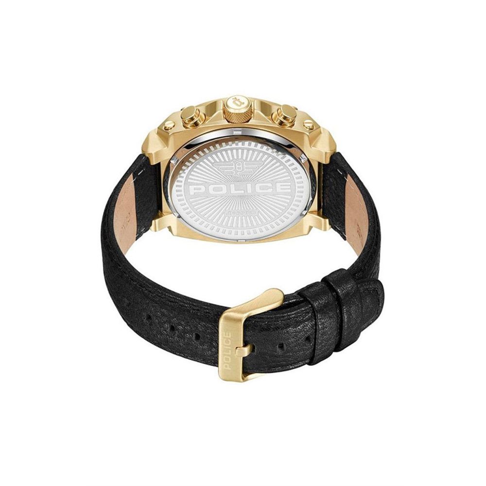 Black Leather Watch - ventzia