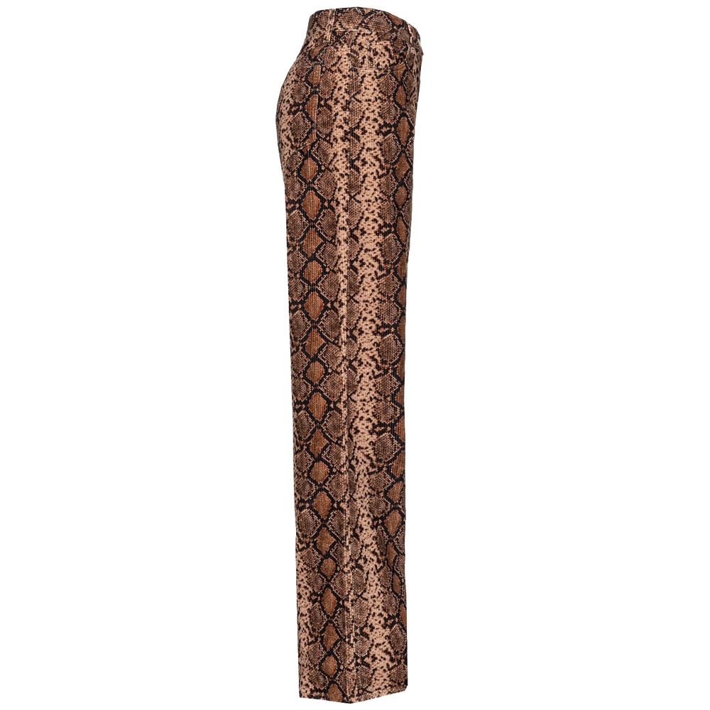 Brown Cotton Jeans & Pant - ventzia