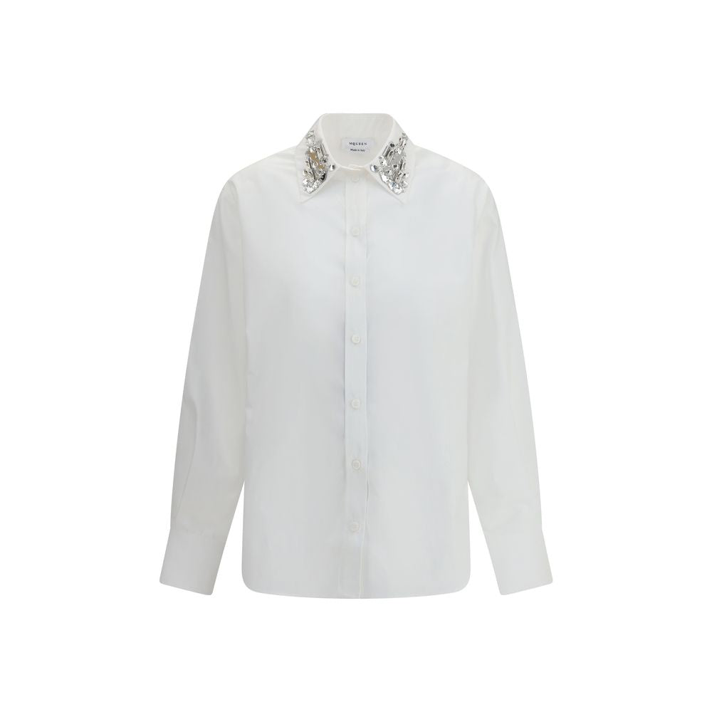 White Cotton Dress Shirt - ventzia
