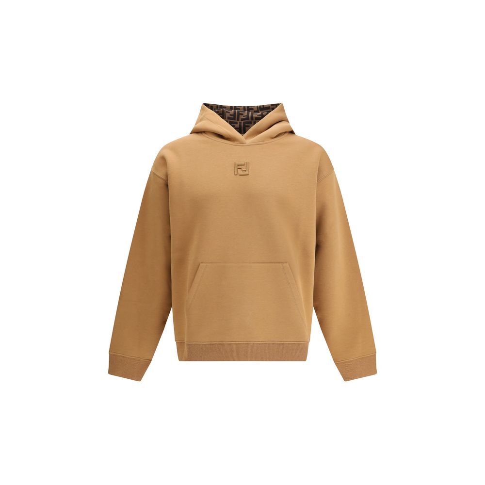 Beige Cotton Sweatshirt - ventzia