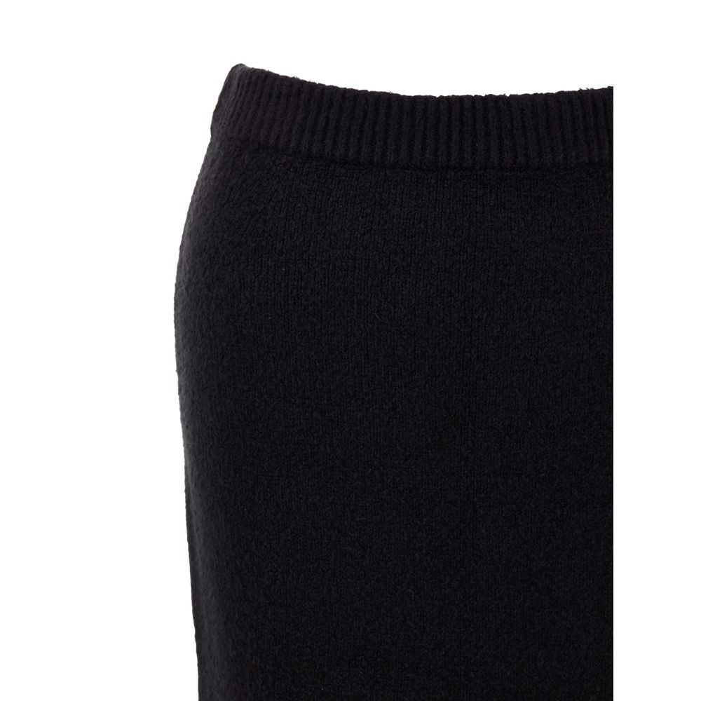 Black Cotton Skirt - ventzia