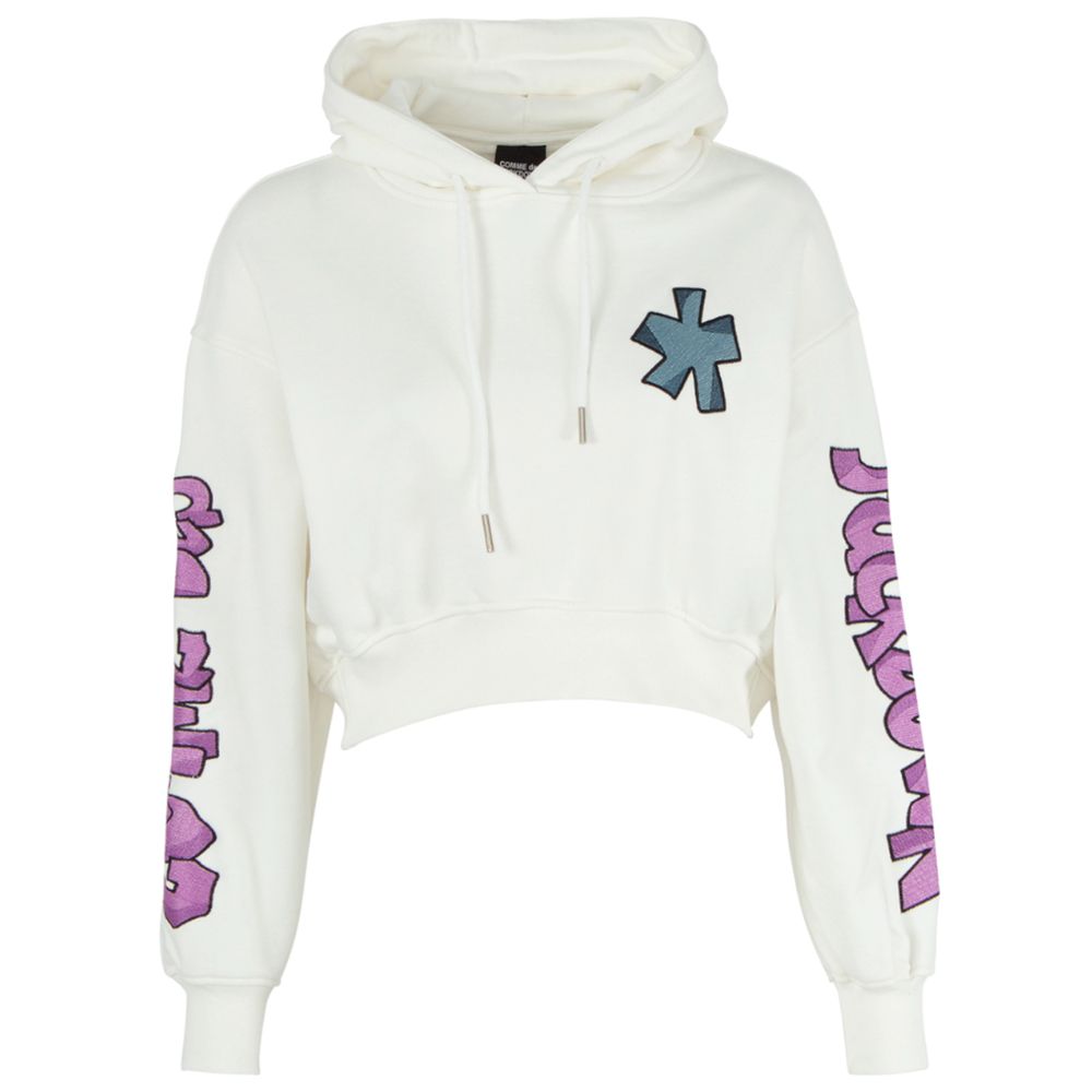 White Cotton Sweater - ventzia