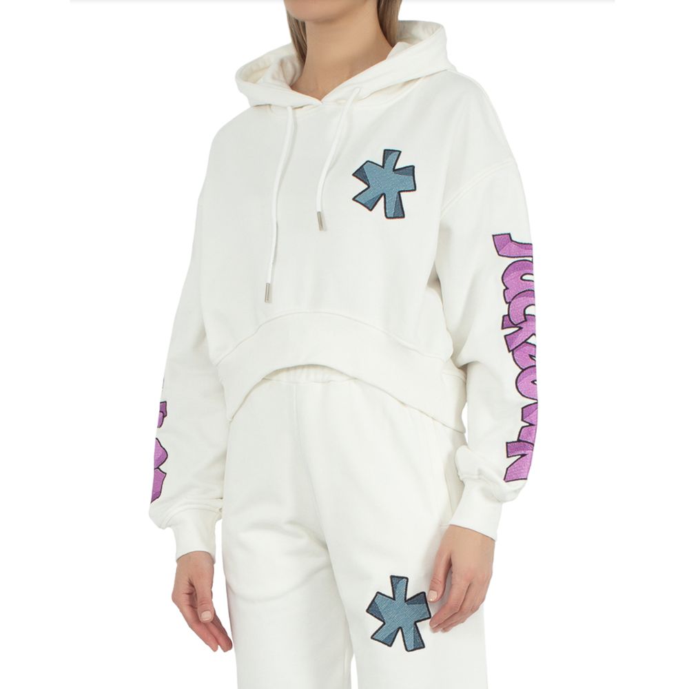 White Cotton Sweater - ventzia