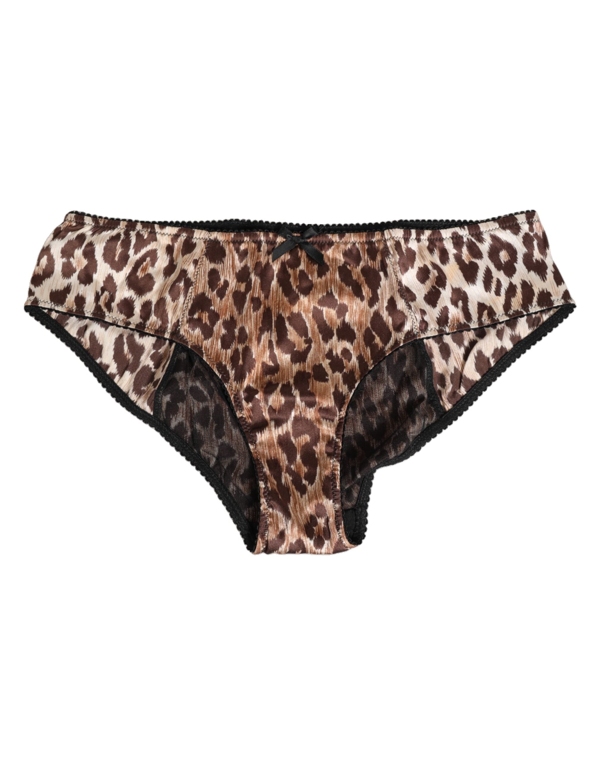 Multicolor Leopard Print Girdle Panty Underwear - ventzia