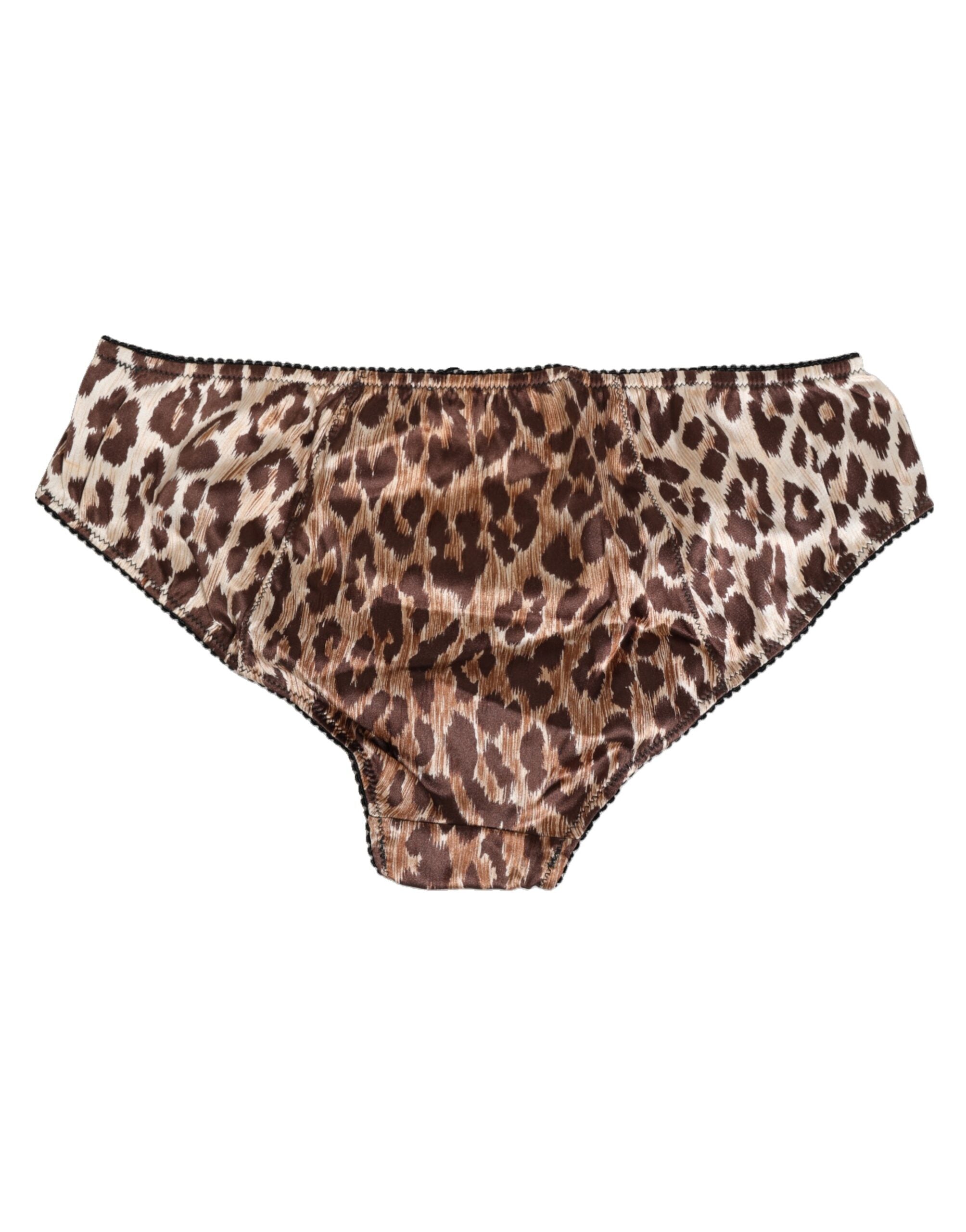 Multicolor Leopard Print Girdle Panty Underwear - ventzia
