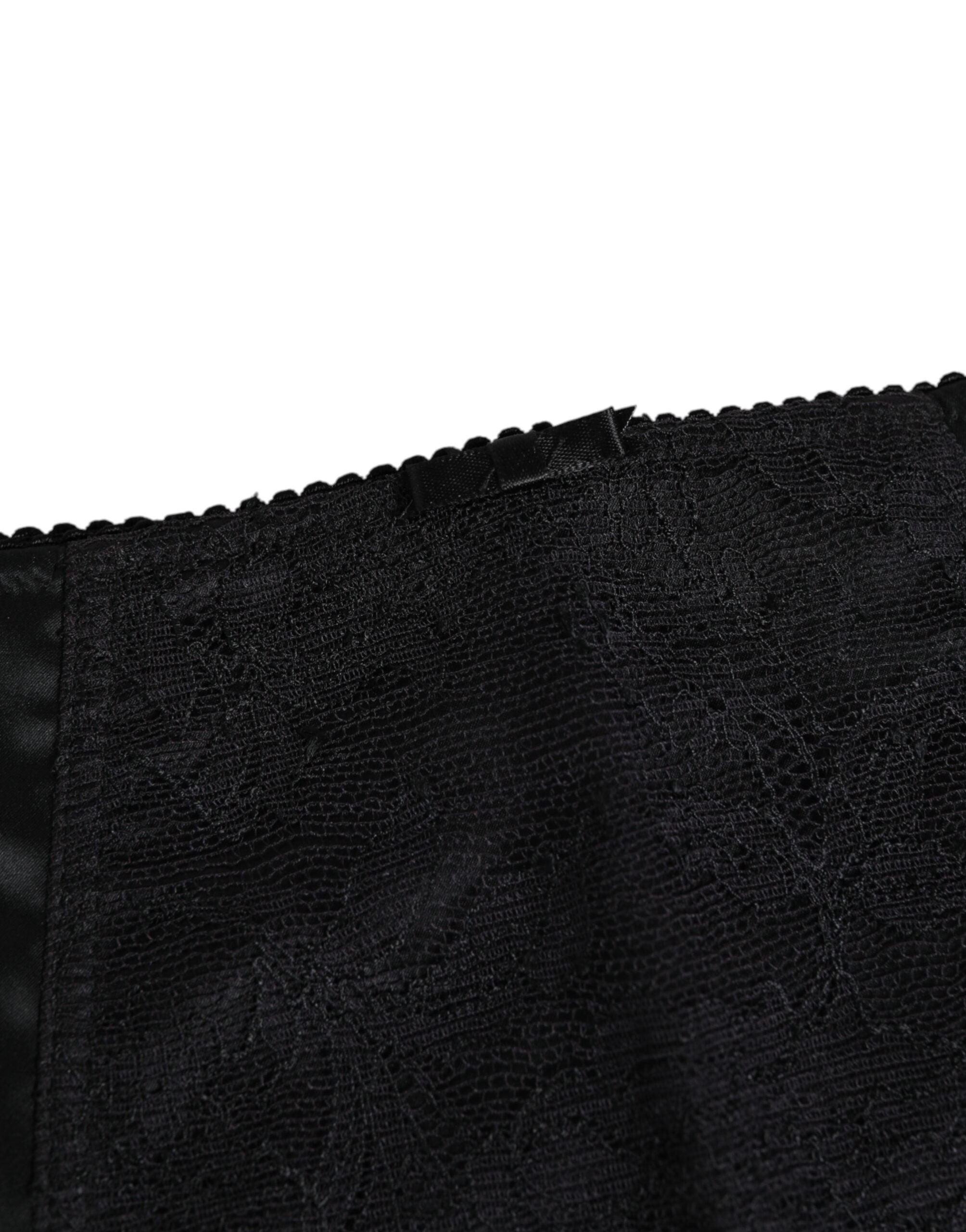 Black Silk Stretch Slip Cycling Women Underwear - ventzia