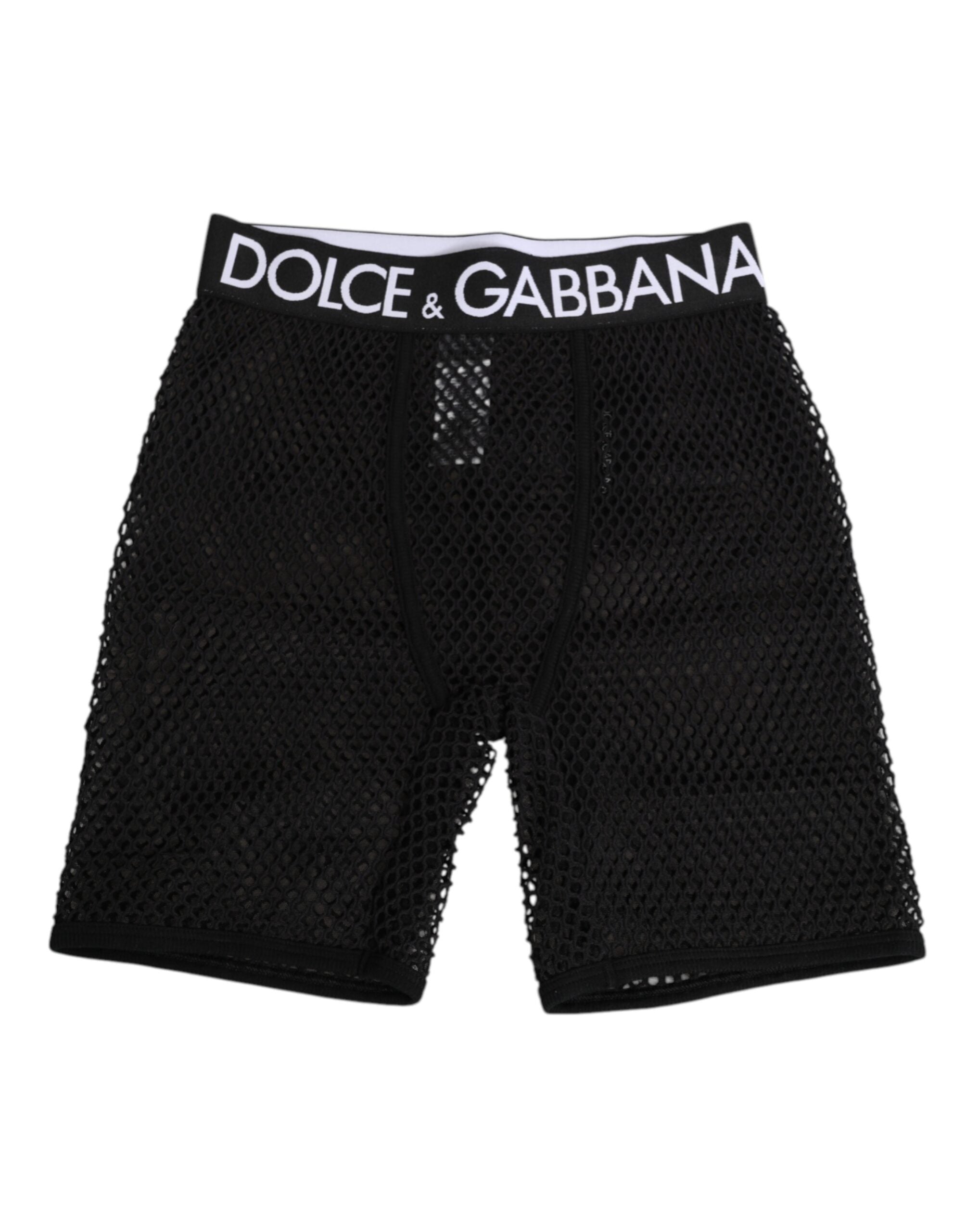 Black Cotton Logo Shorts Midi Trouser Underwear - ventzia