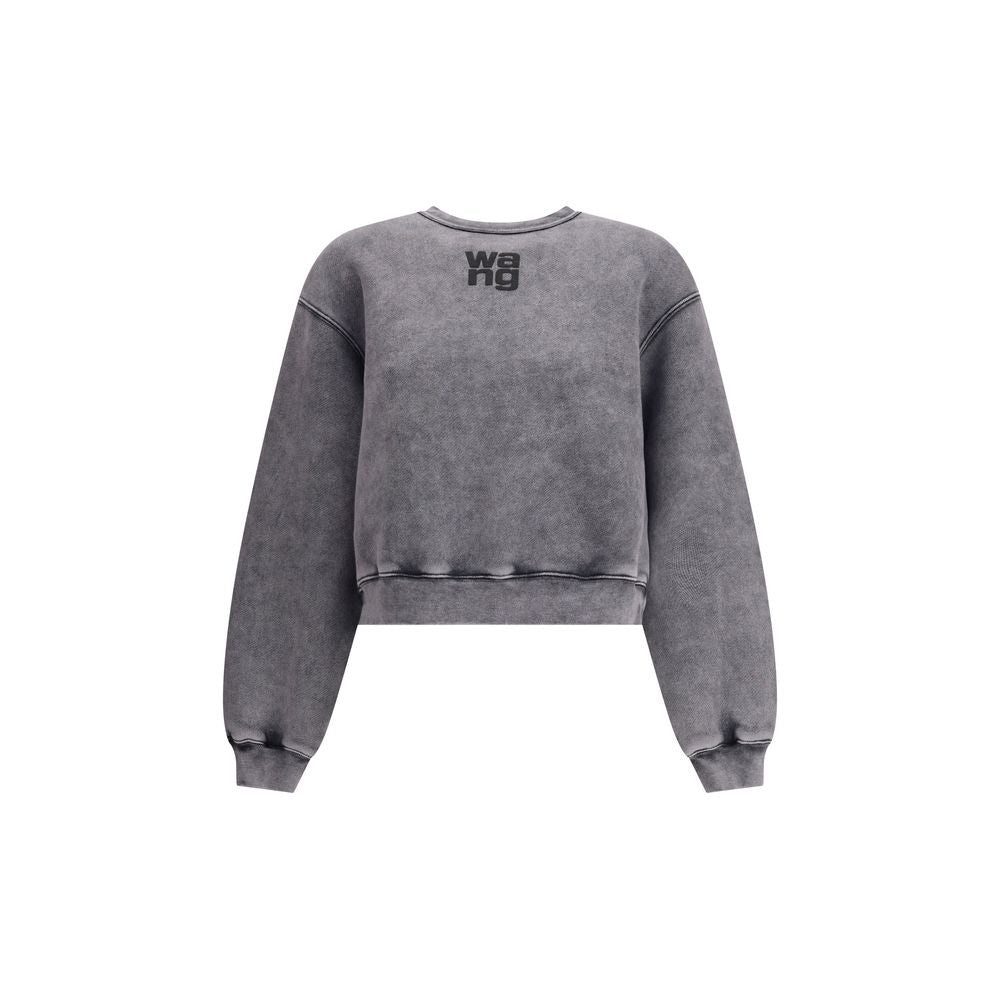 Gray Cotton Sweatshirt - ventzia