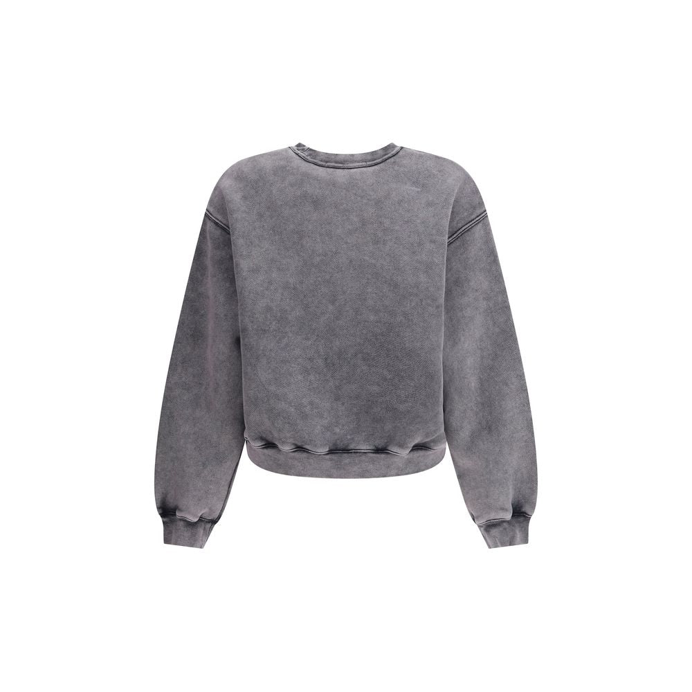 Gray Cotton Sweatshirt - ventzia