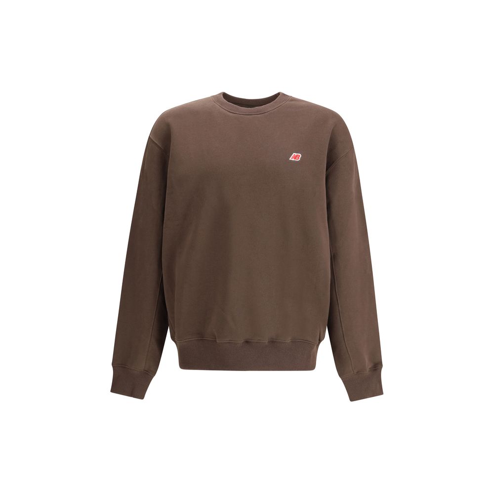 Brown Cotton Sweatshirt - ventzia