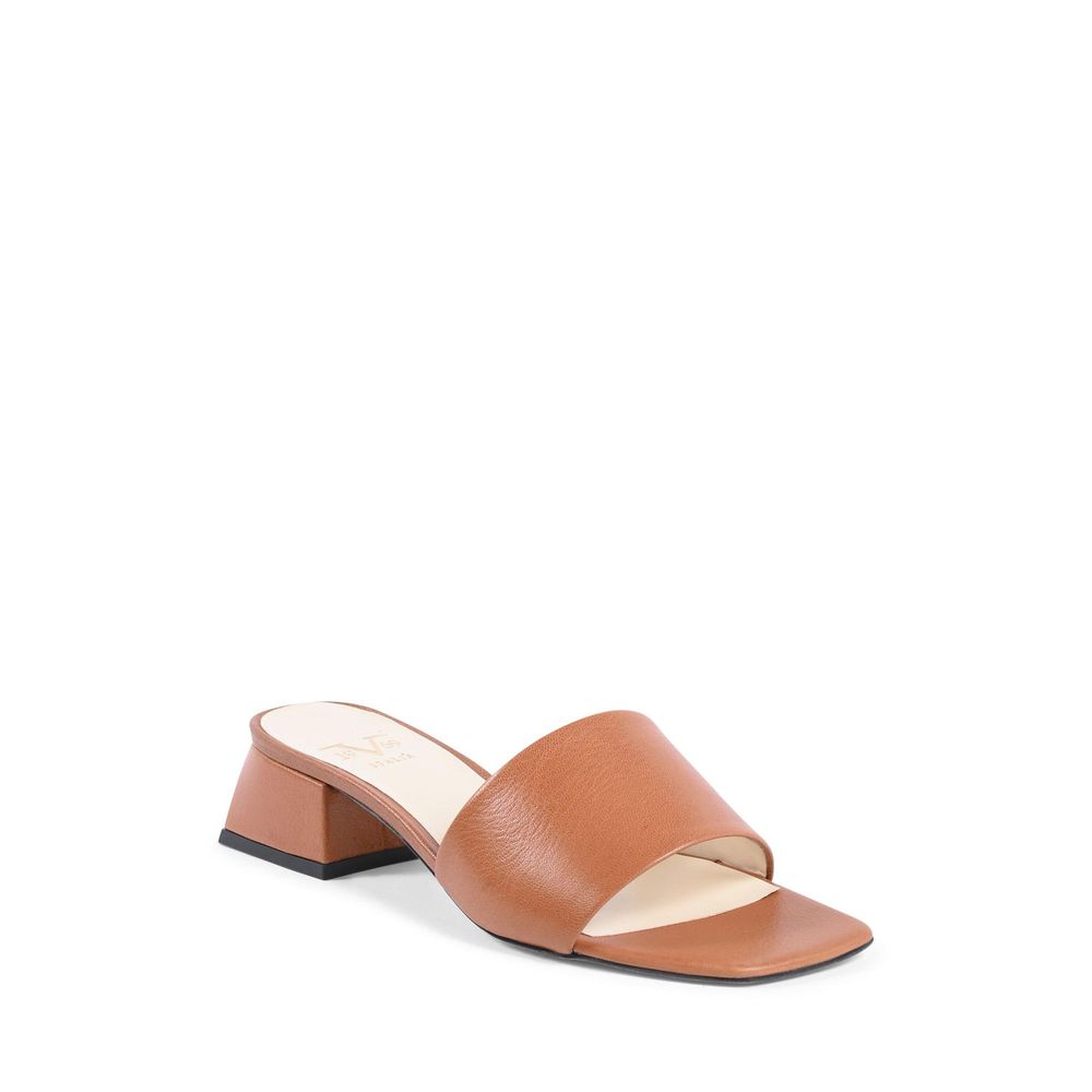 Brown Leather Sandal - ventzia