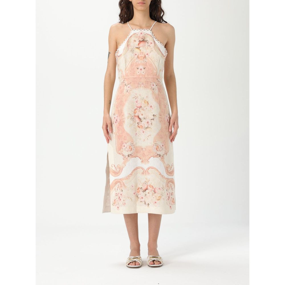 Multicolor Linen Dress - ventzia