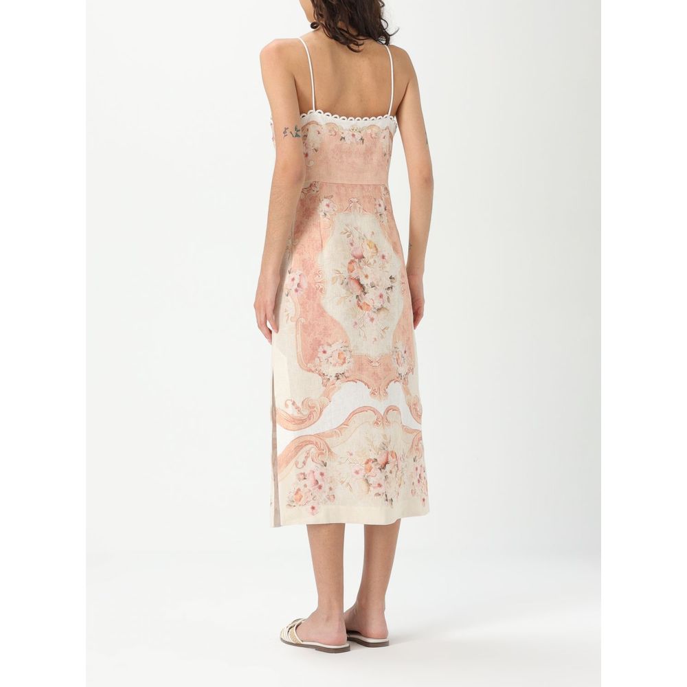 Multicolor Linen Dress - ventzia