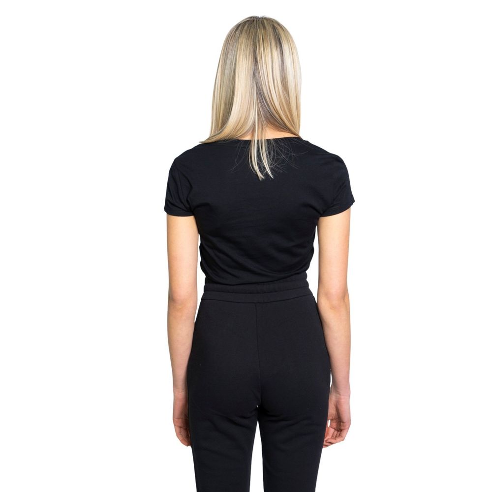 Black Cotton T-Shirt - ventzia