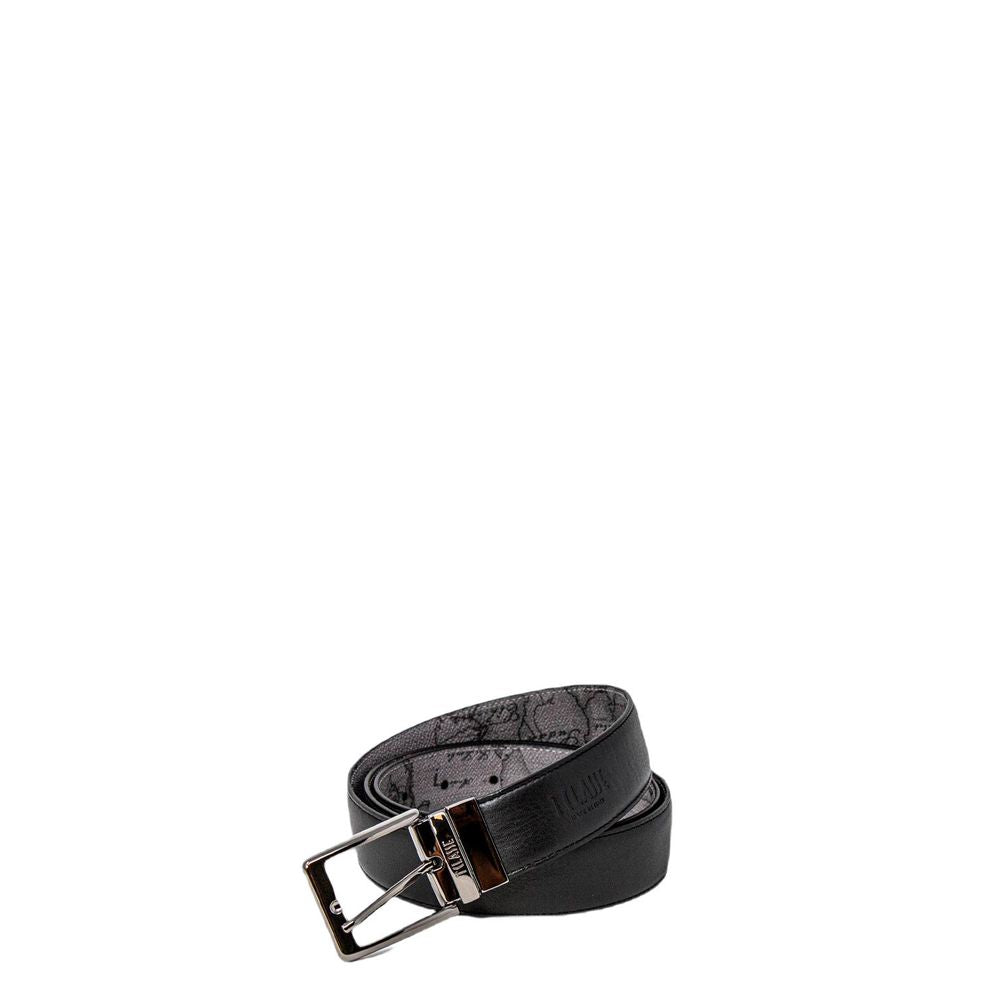 Black Leather Regular Belt - ventzia
