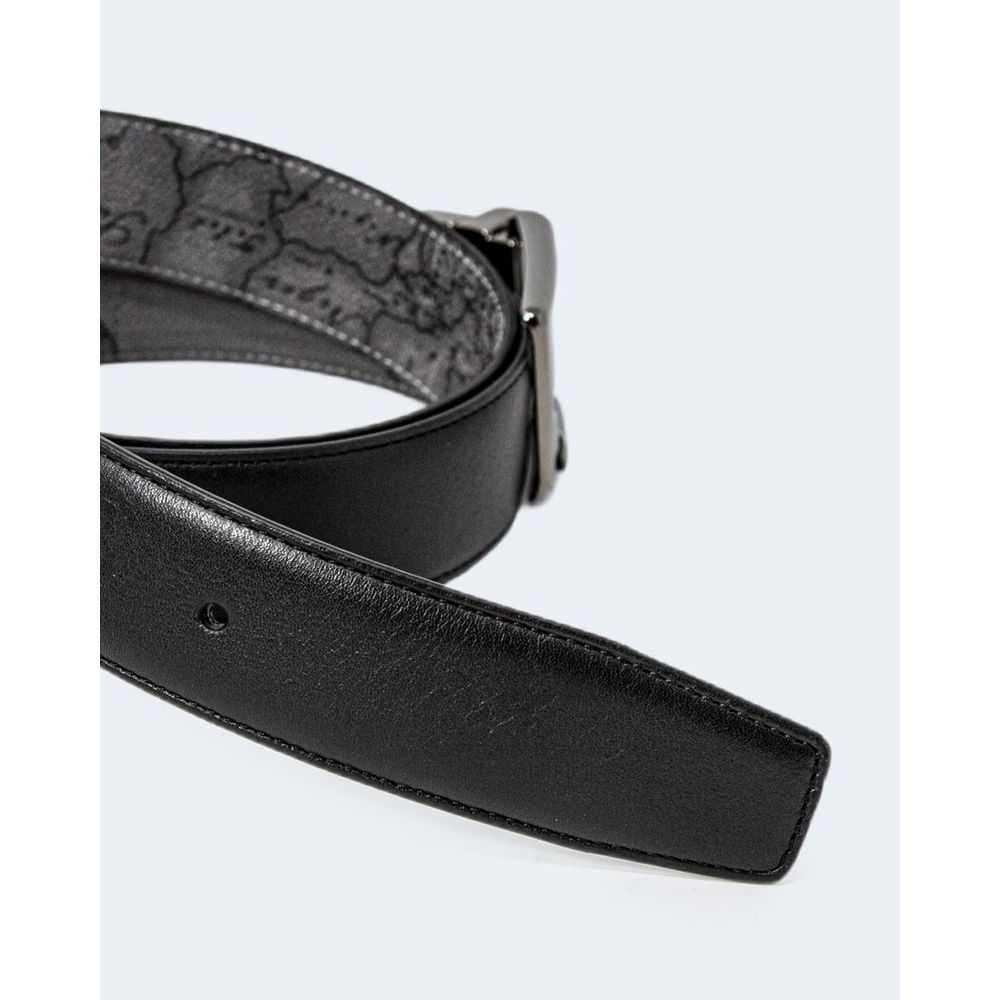 Black Leather Regular Belt - ventzia