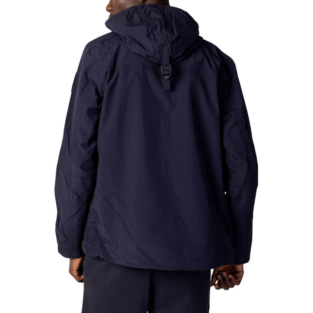 Blue Polyester Jackets & Coat - ventzia