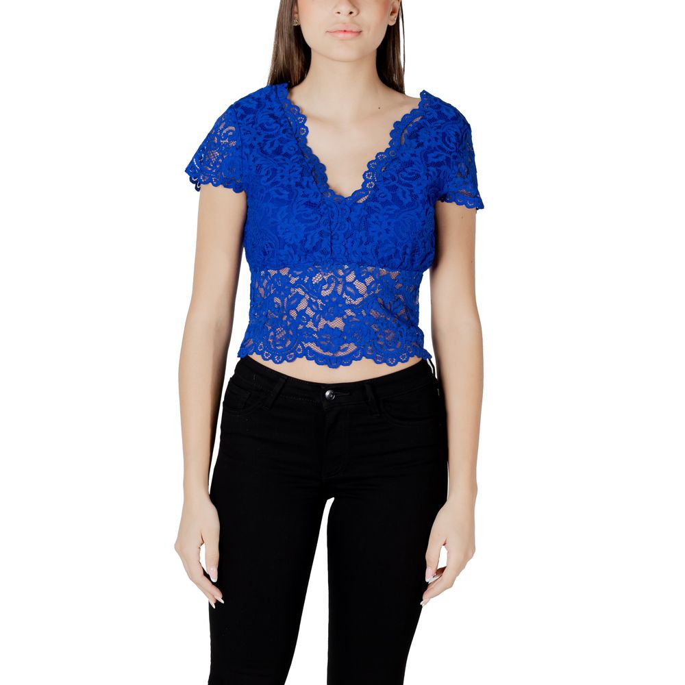 Blue Polyamide Top - ventzia