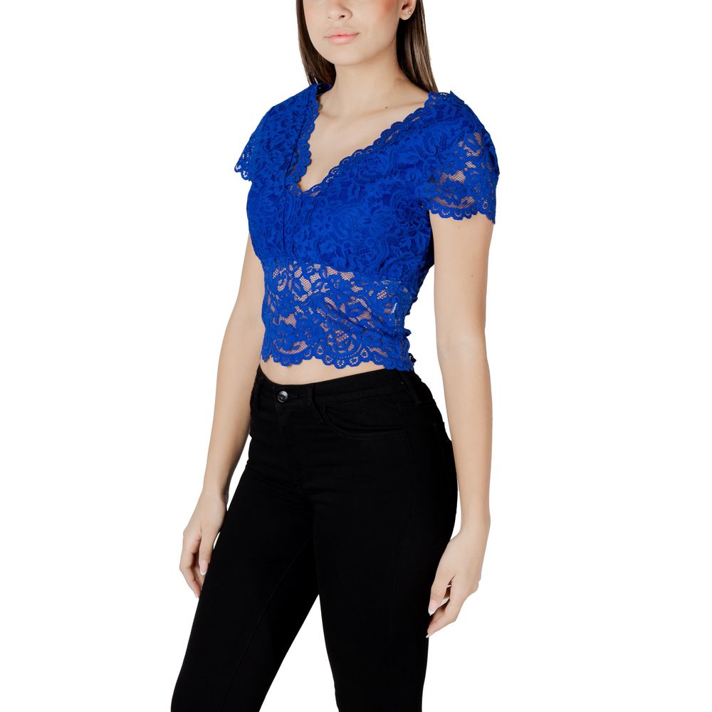 Blue Polyamide Top - ventzia