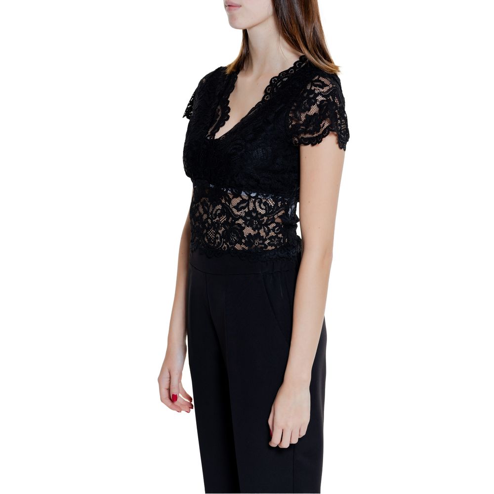 Black Polyamide Top - ventzia