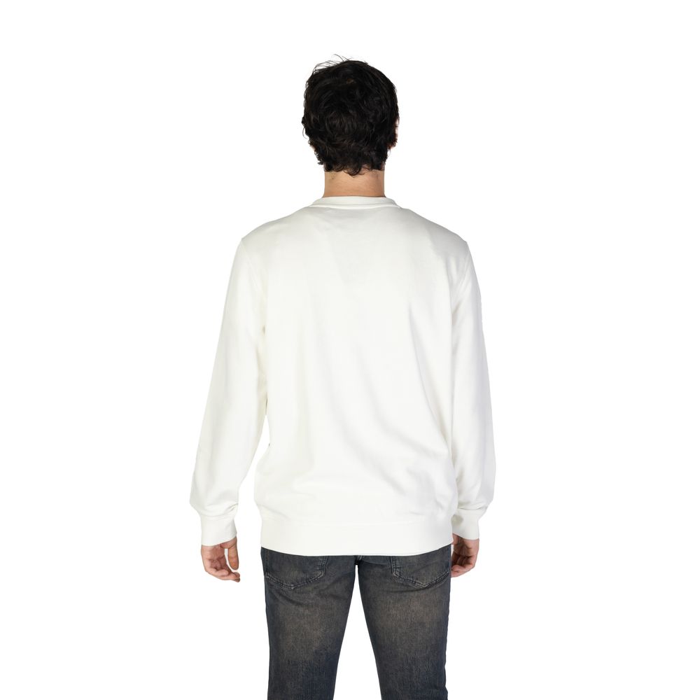 White Cotton Sweatshirt - ventzia