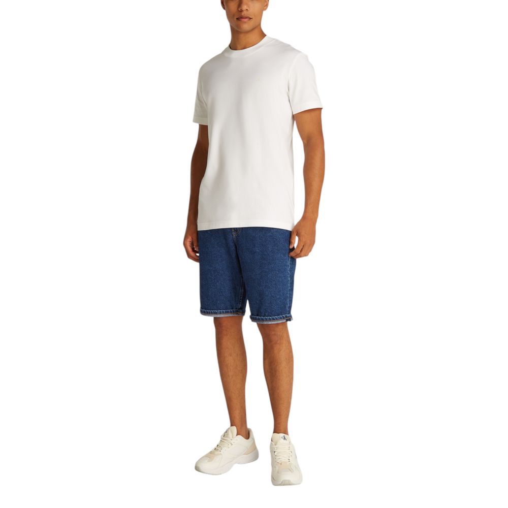 Blue Cotton Bermuda Shorts - ventzia