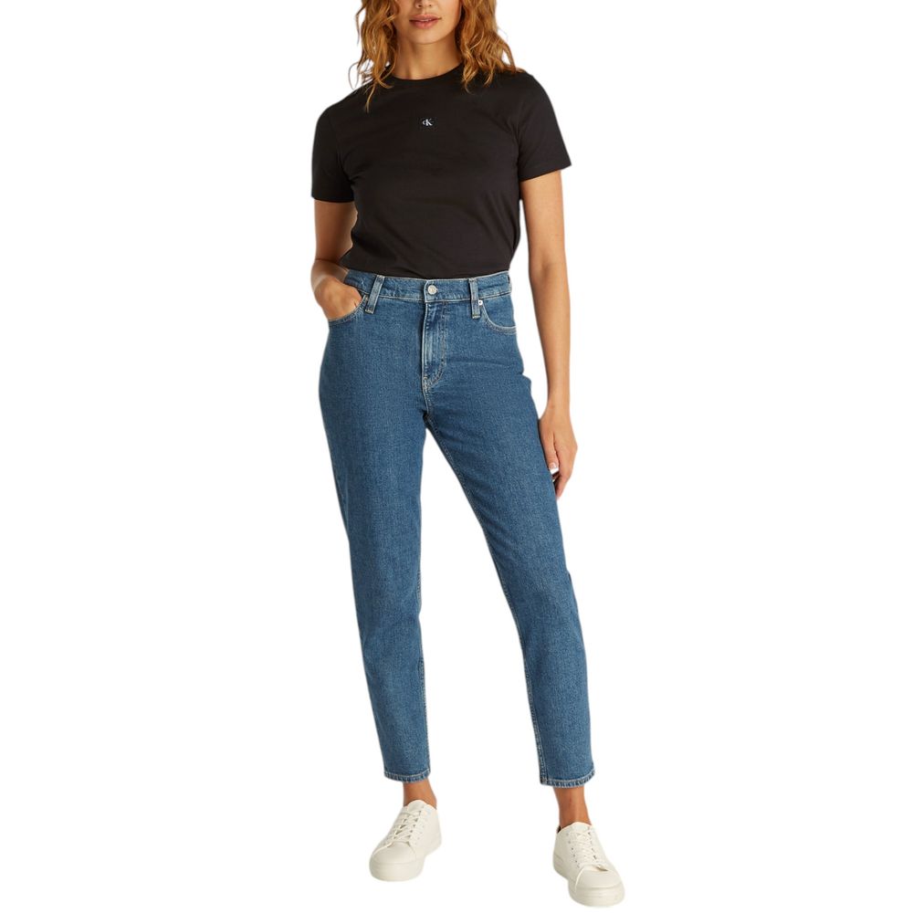 Black Recycled Cotton T-Shirt - ventzia