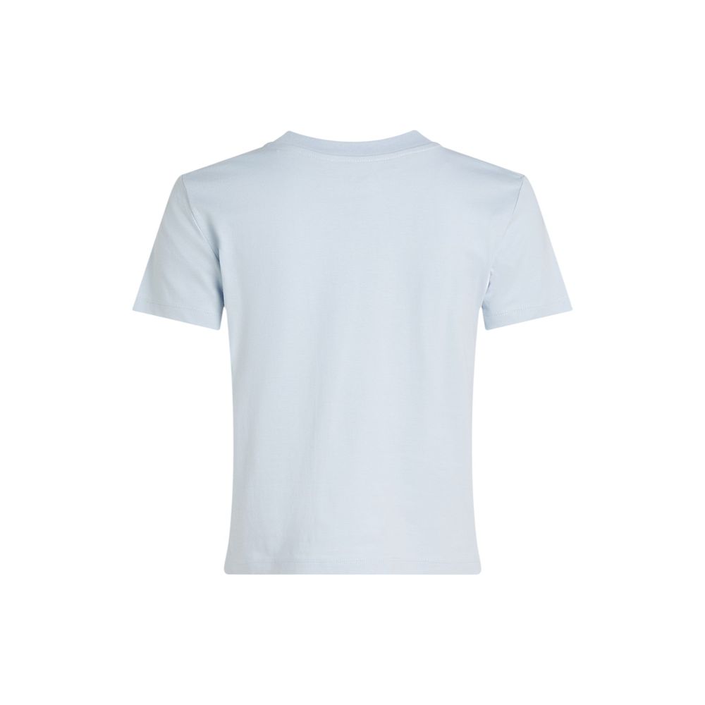 Blue Recycled Cotton T-Shirt - ventzia