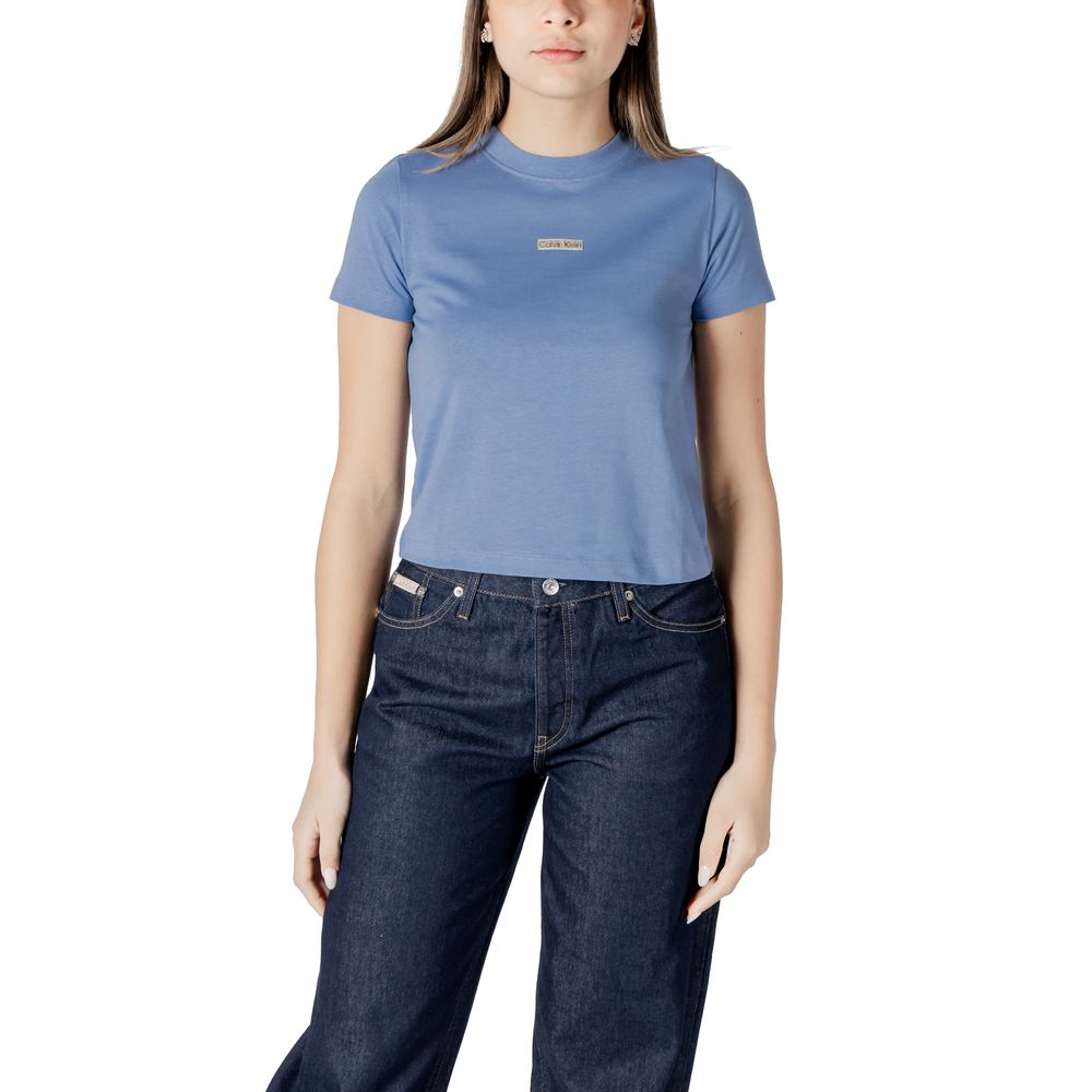 Light Blue Recycled Cotton Sportswear - ventzia