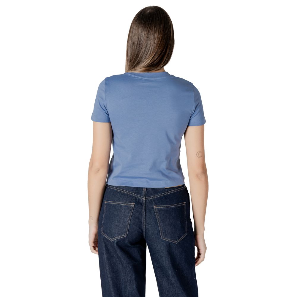 Light Blue Recycled Cotton Sportswear - ventzia