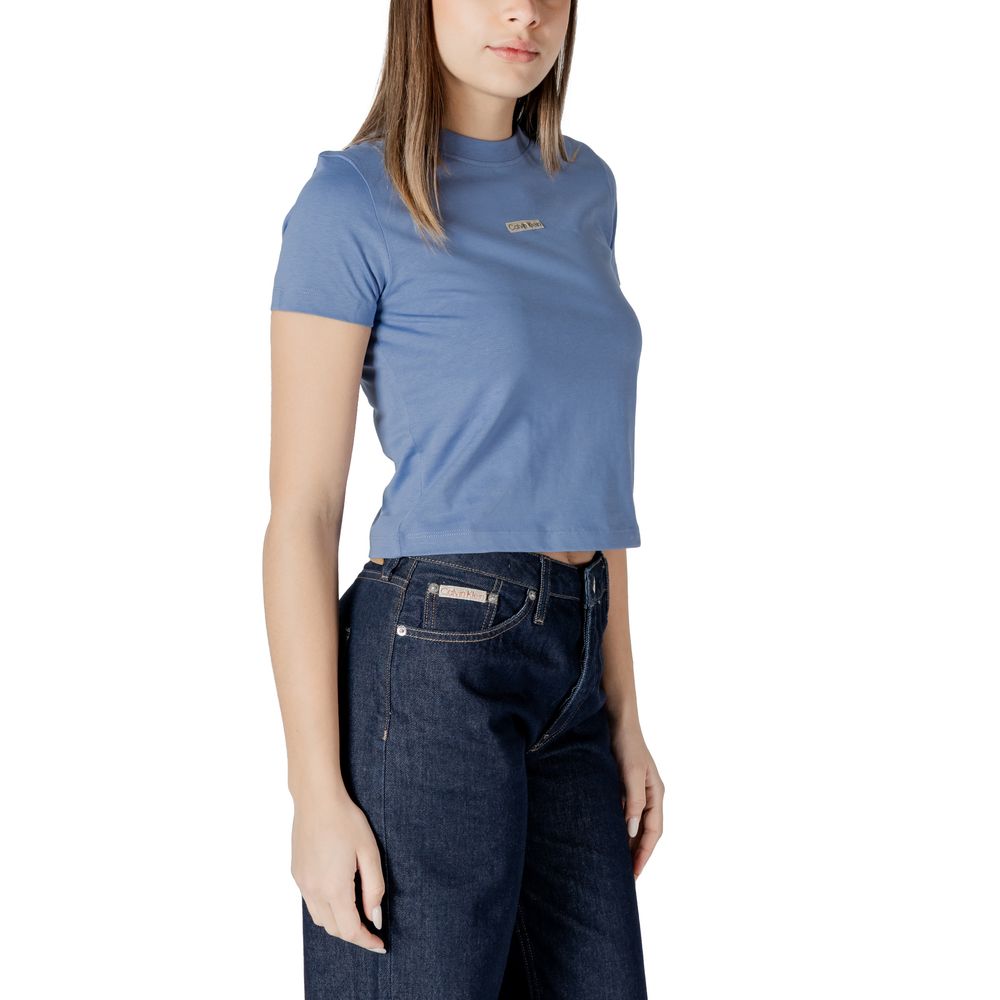 Light Blue Recycled Cotton Sportswear - ventzia