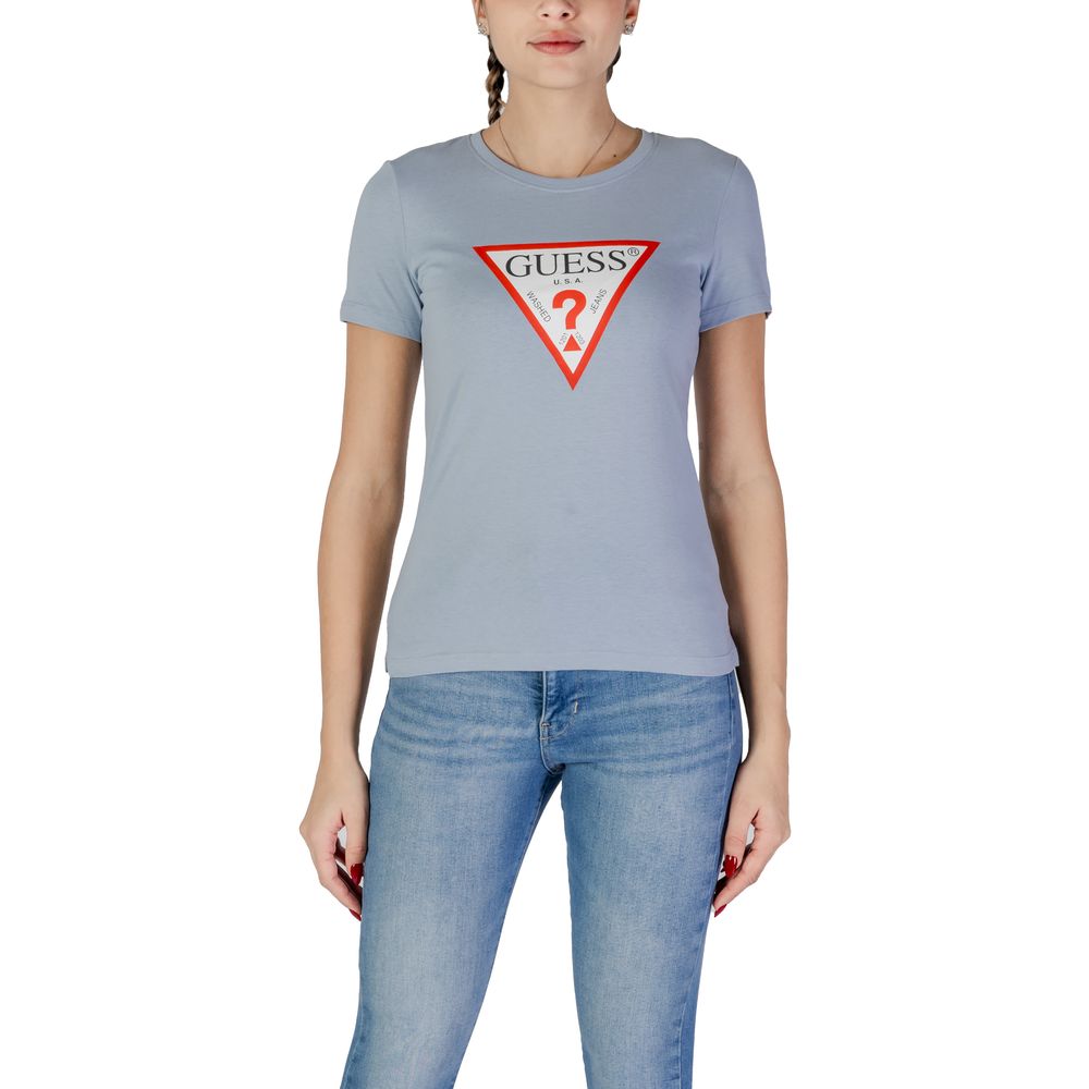 Blue Cotton T-Shirt - ventzia