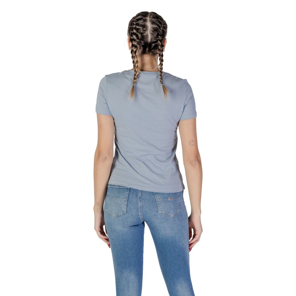 Blue Cotton T-Shirt - ventzia