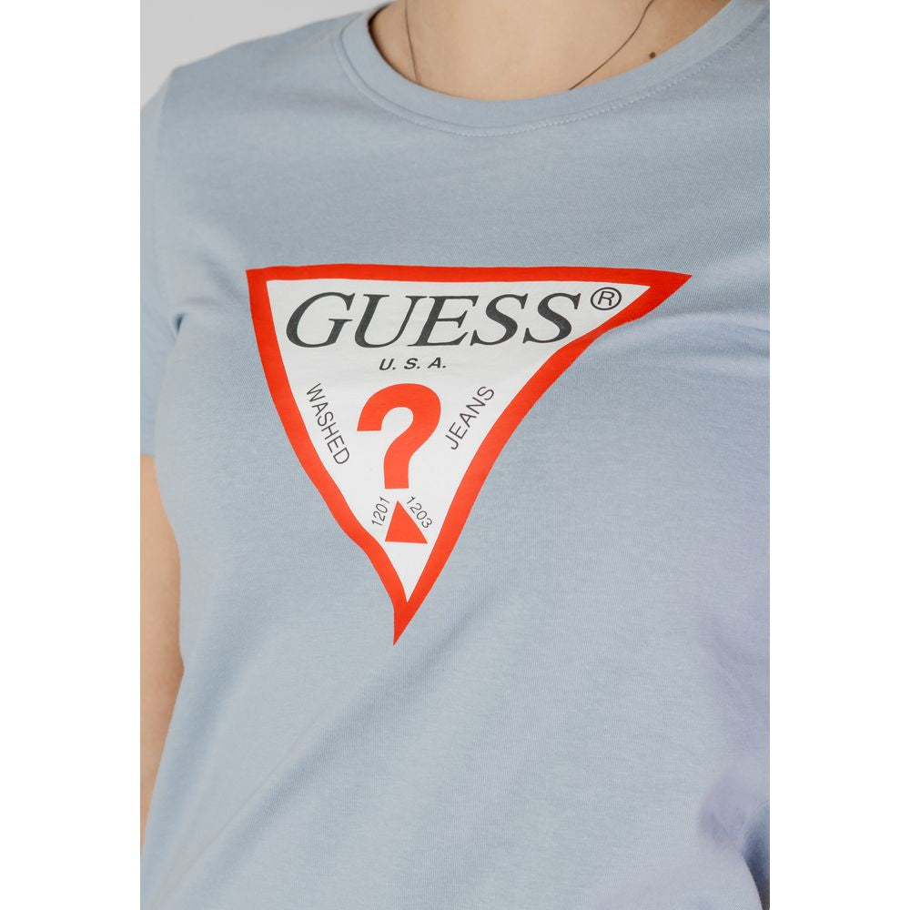 Blue Cotton T-Shirt - ventzia