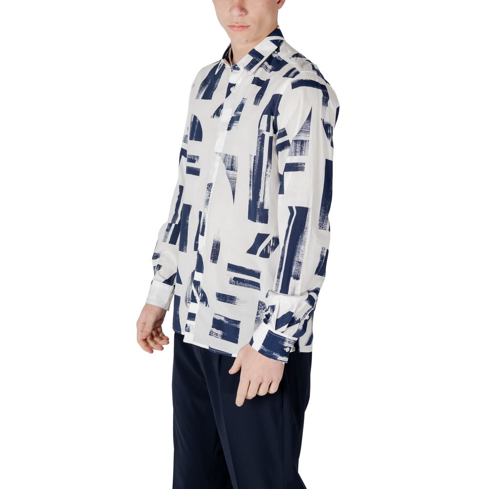 Blue Viscose Shirt - ventzia