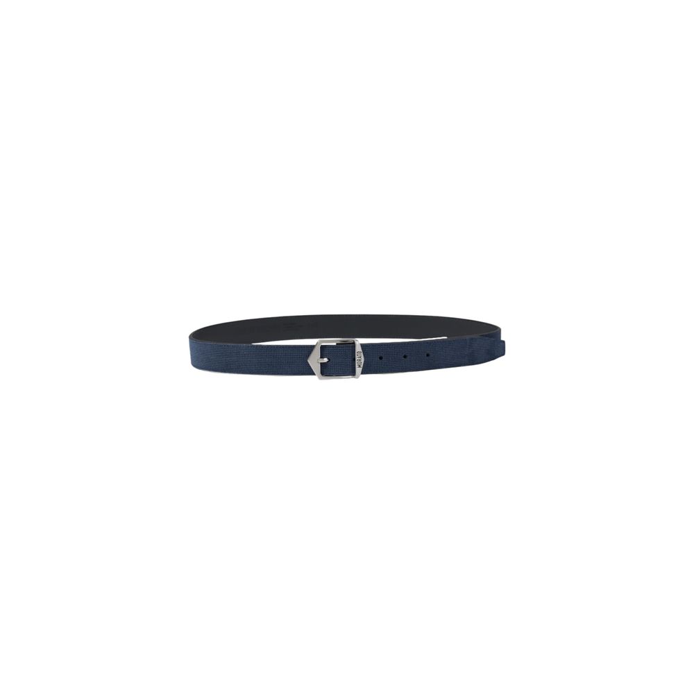 Blue Leather Regular Belt - ventzia
