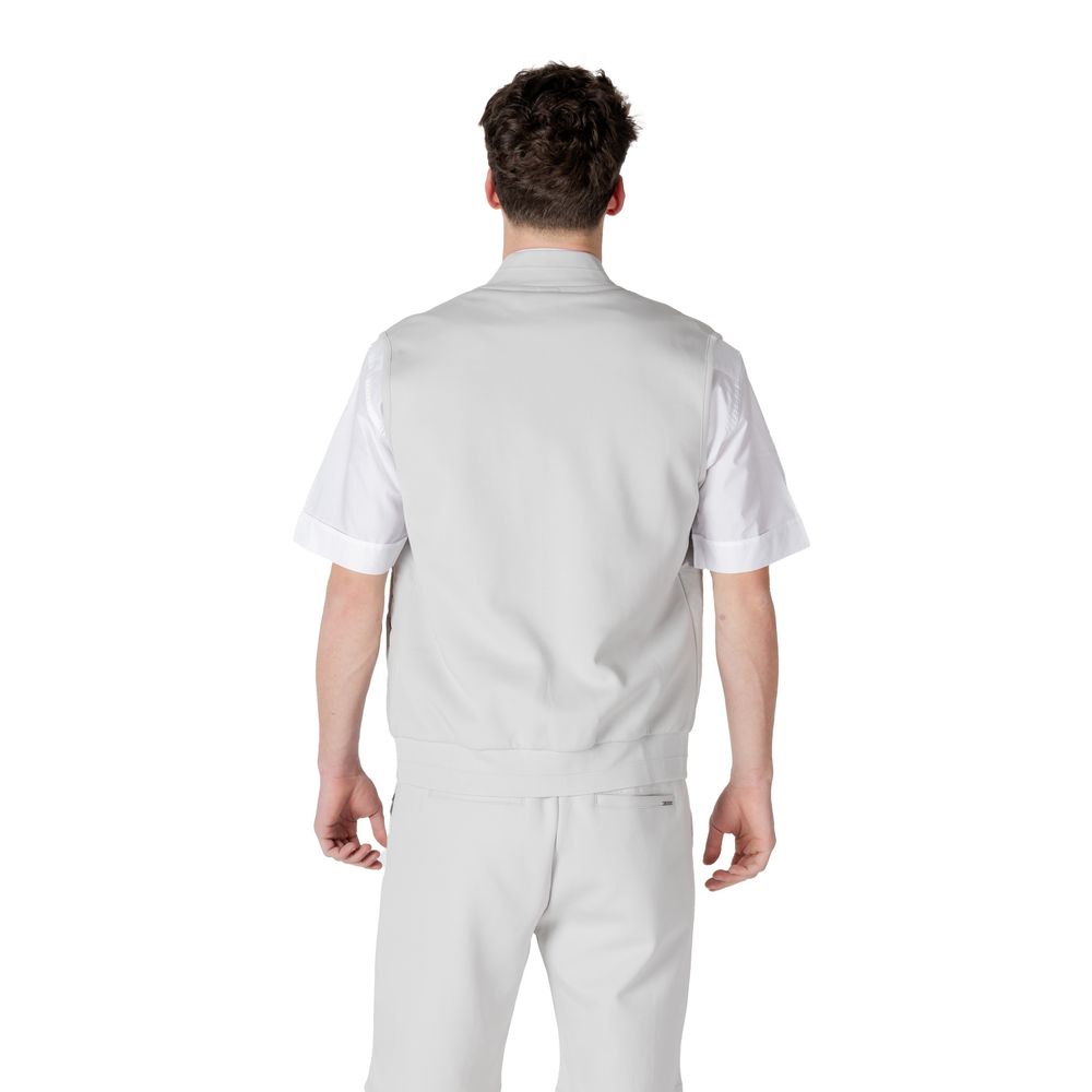 Gray Cotton Bomber