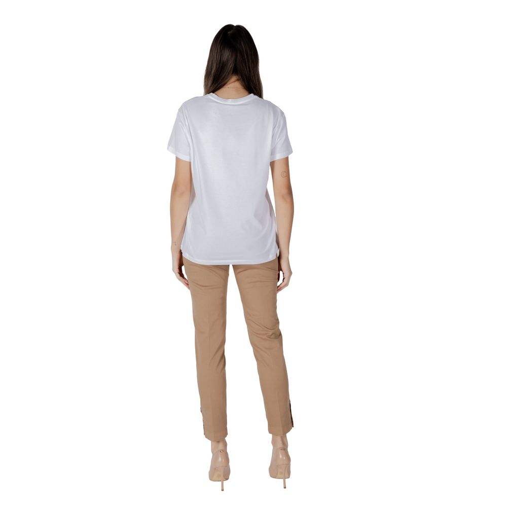 White Cotton T-Shirt - ventzia