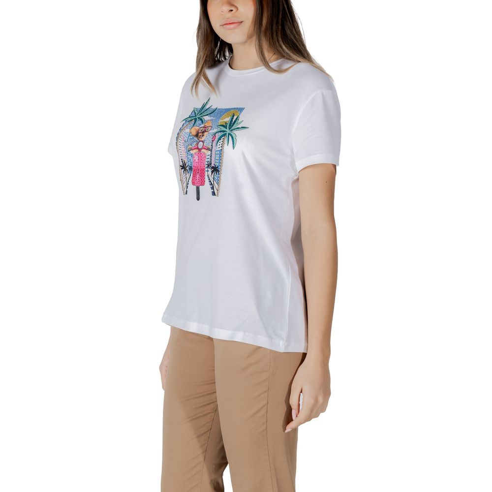 White Cotton T-Shirt - ventzia