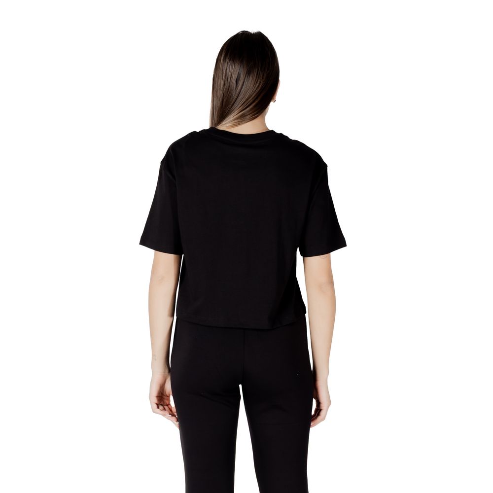 Black Cotton T-Shirt - ventzia
