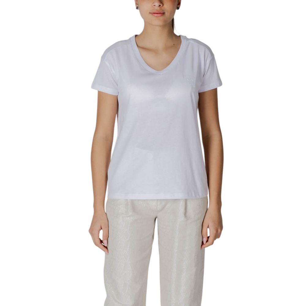 White Cotton T-Shirt - ventzia