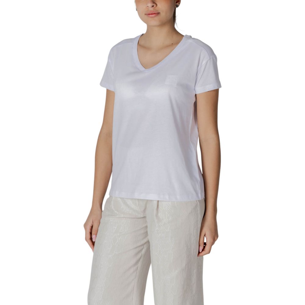 White Cotton T-Shirt - ventzia