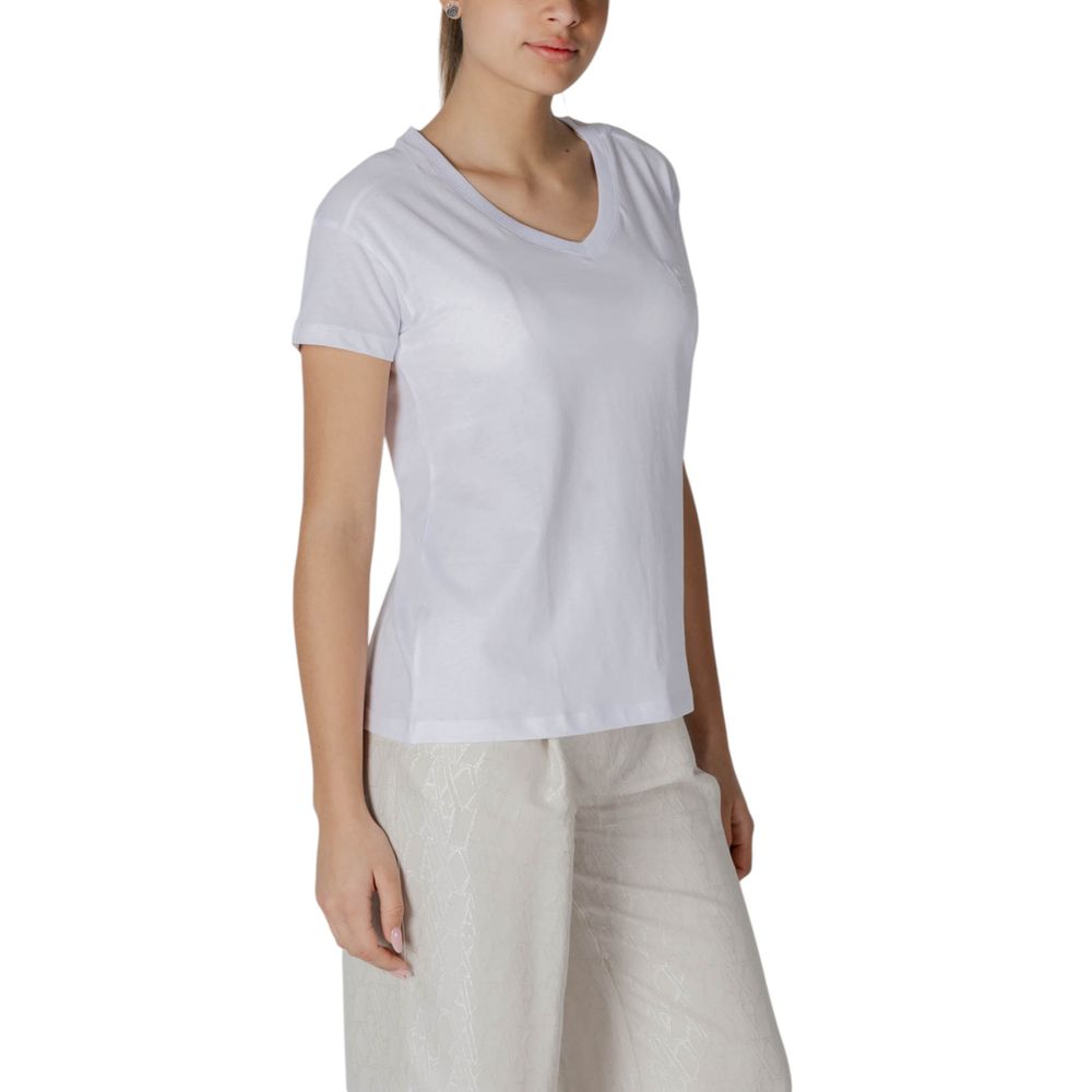 White Cotton T-Shirt - ventzia