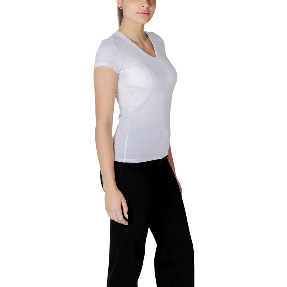 White Cotton T-Shirt - ventzia