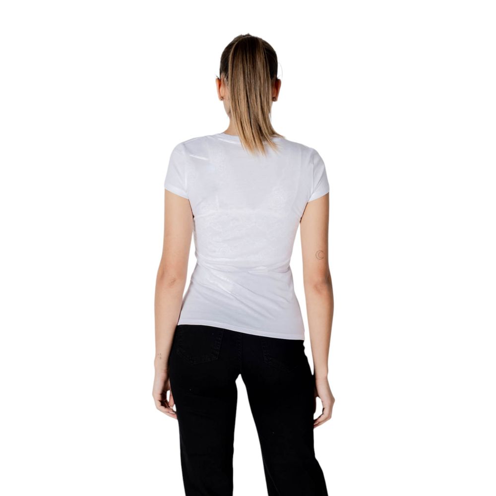 White Cotton T-Shirt - ventzia
