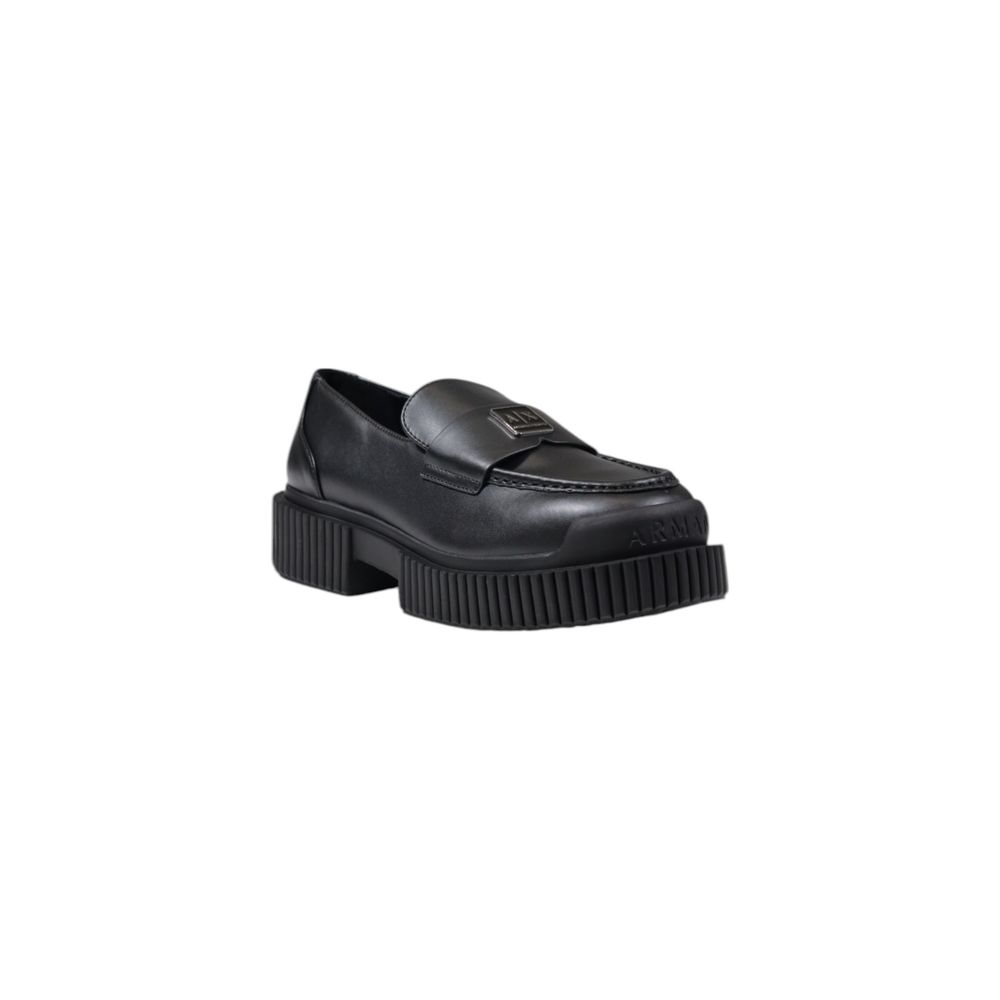 Black Leather Platform - ventzia